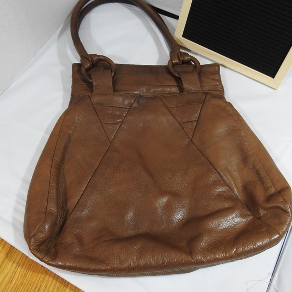 Ananas Handbags - Ananas NYC XL Leather Handbag Tote Brown